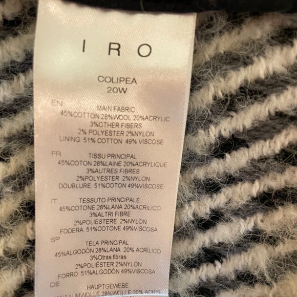 IRO | Colipea Winter Coat Size 38 - Picture 6 of 9